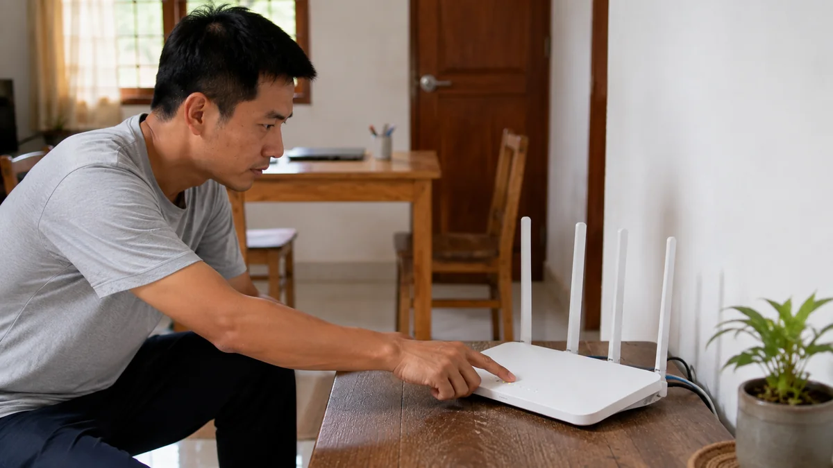5. Restart dan perbarui router secara berkala