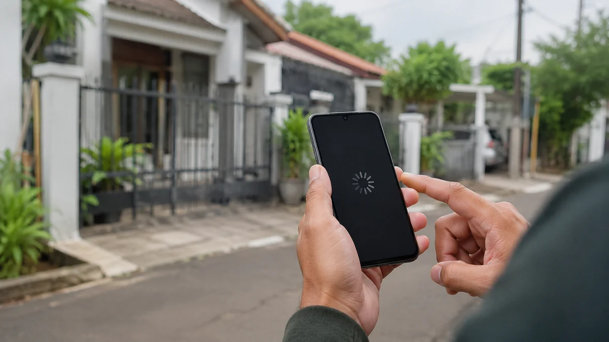 7. Kalau dari luar rumah tidak bisa dibuka