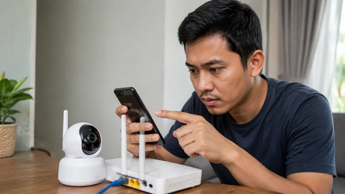 1. Pastikan nama dan pasword Wi-Fi benar