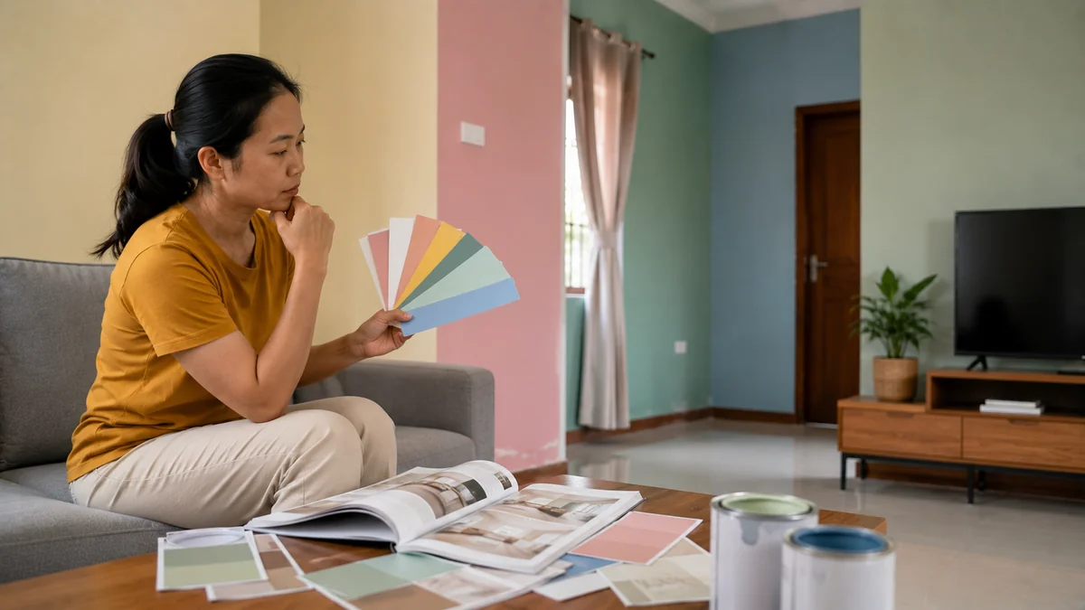 Kesalahan yang Sering Terjadi Saat Memilih Warna Cat