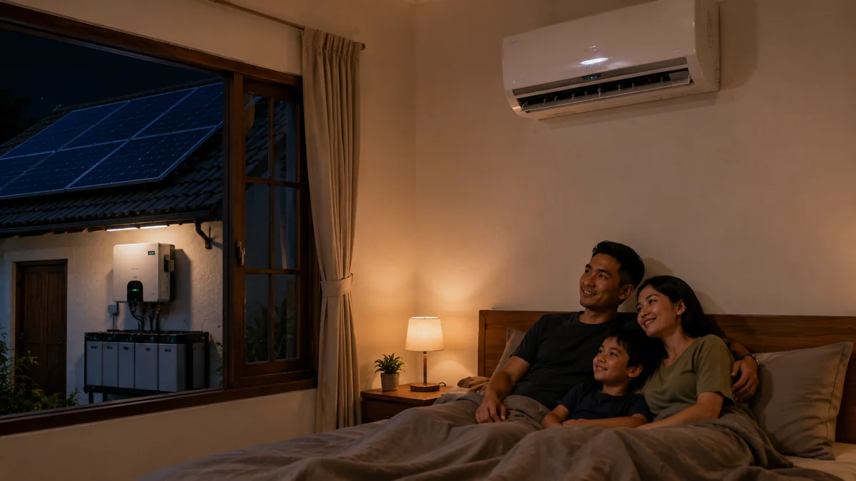 Bisakah Panel Surya Menyalakan AC?