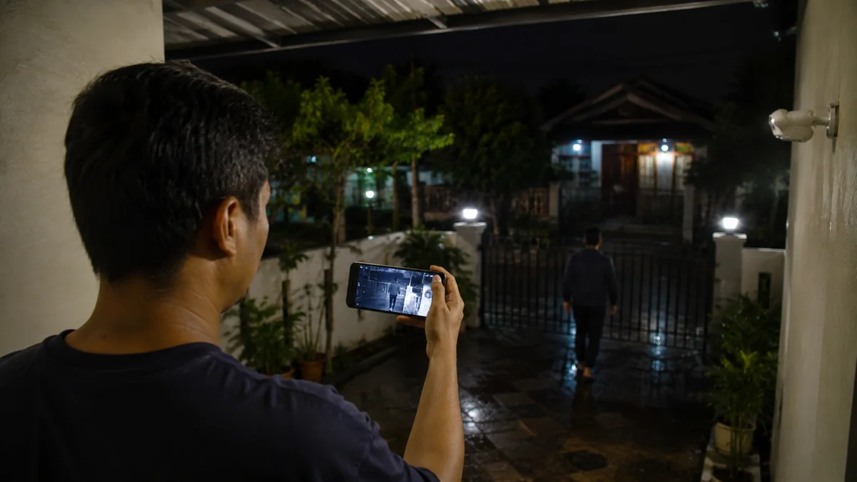 7. Lakukan simulasi malam hari