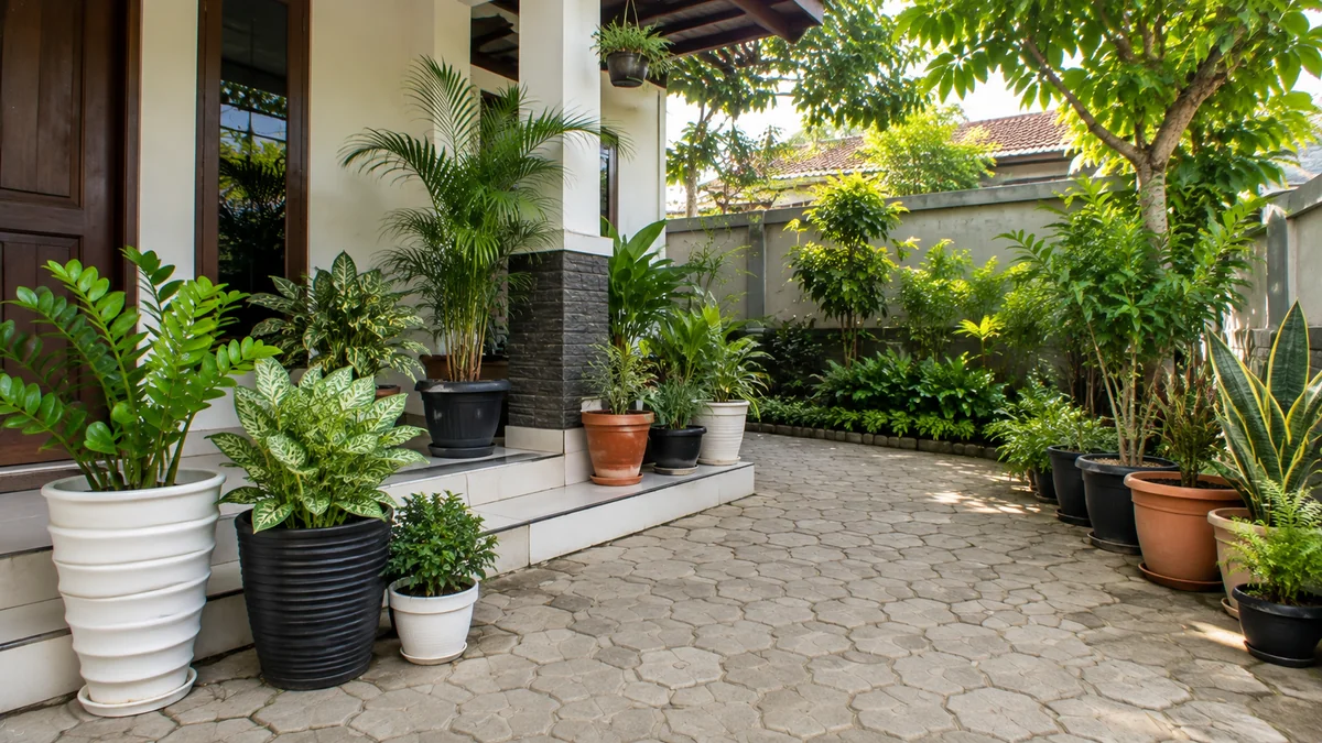 8. Tambahkan Tanaman dalam Pot