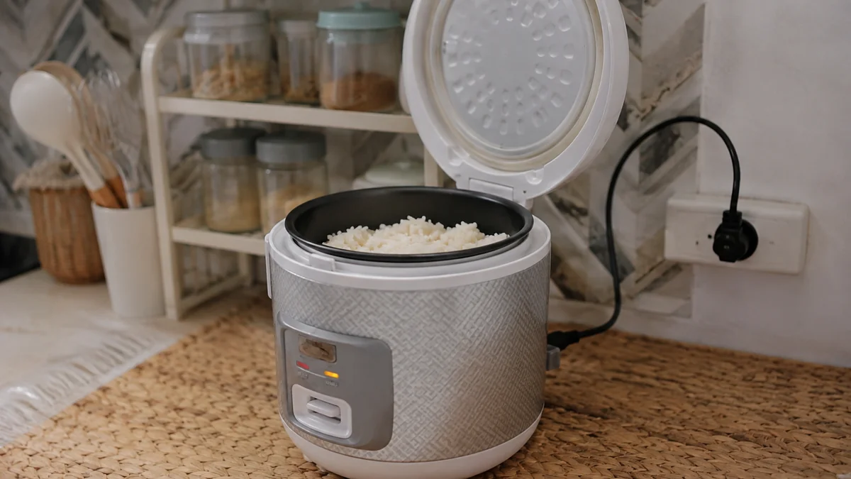 3. Rice Cooker Dibiarkan Menghangatkan Nasi Terlalu Lama