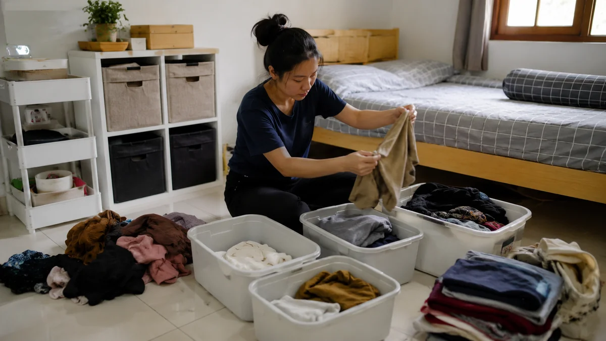 1. Pilah Barang Sebelum Mulai Menyimpannya