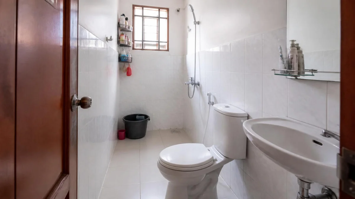 Cara Mengatur Kloset, Area Mandi, dan Pintu