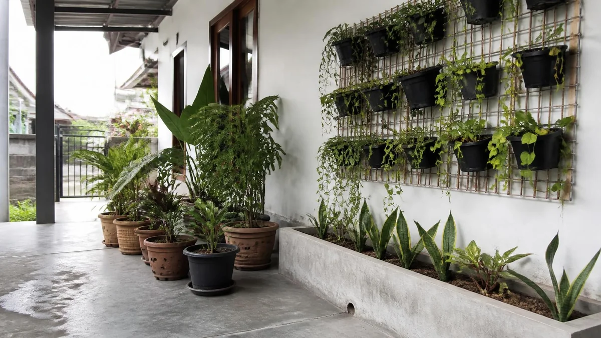 Gunakan Pot, Planter, atau Taman Vertikal Sesuai Kebutuhan