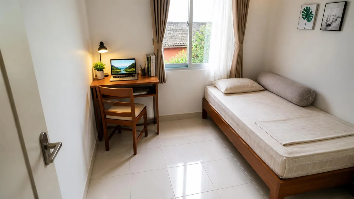 Pilih Jenis Meja untuk Kamar Berukuran Terbatas