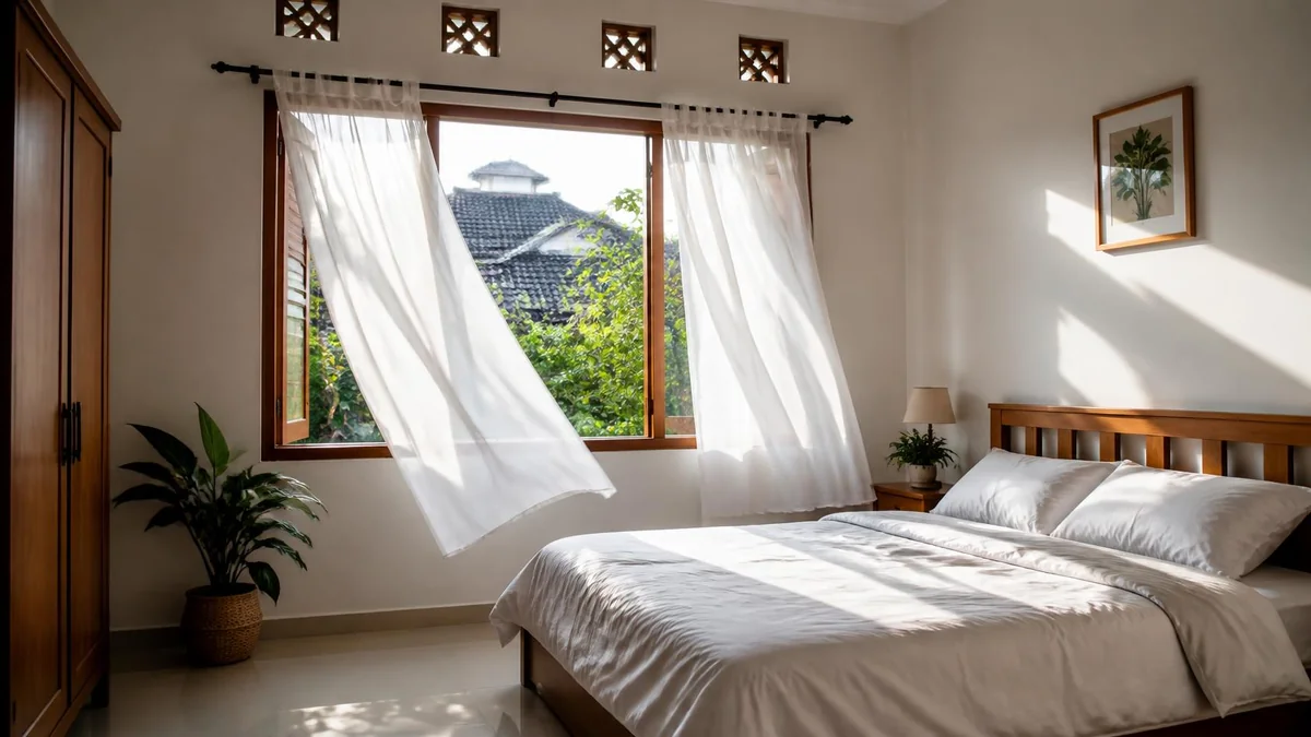 Cahaya alami perlu didukung ventilasi dan penanganan lembap