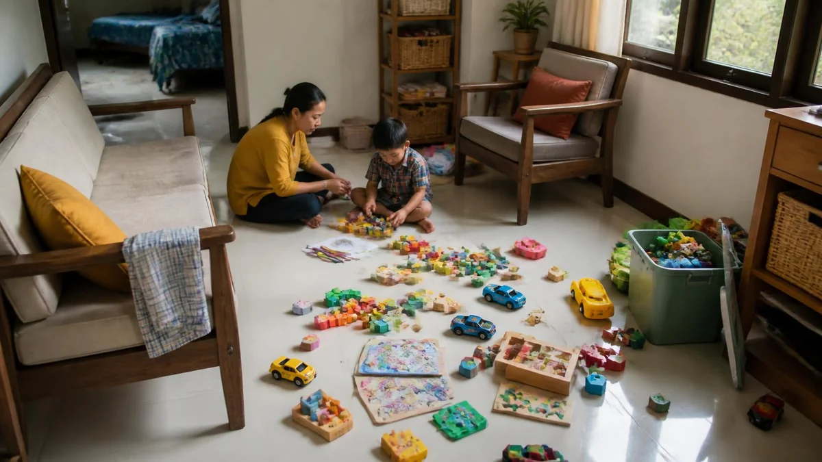 Mengapa Mainan Cepat Berantakan di Ruang Kecil?