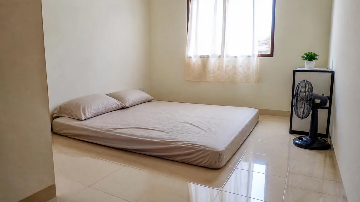 Kasur langsung di lantai
