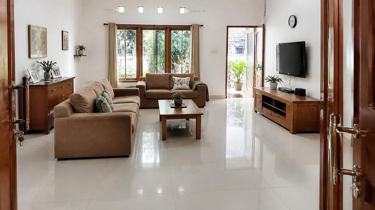 Atur Furnitur agar Lantai Mudah Dibersihkan