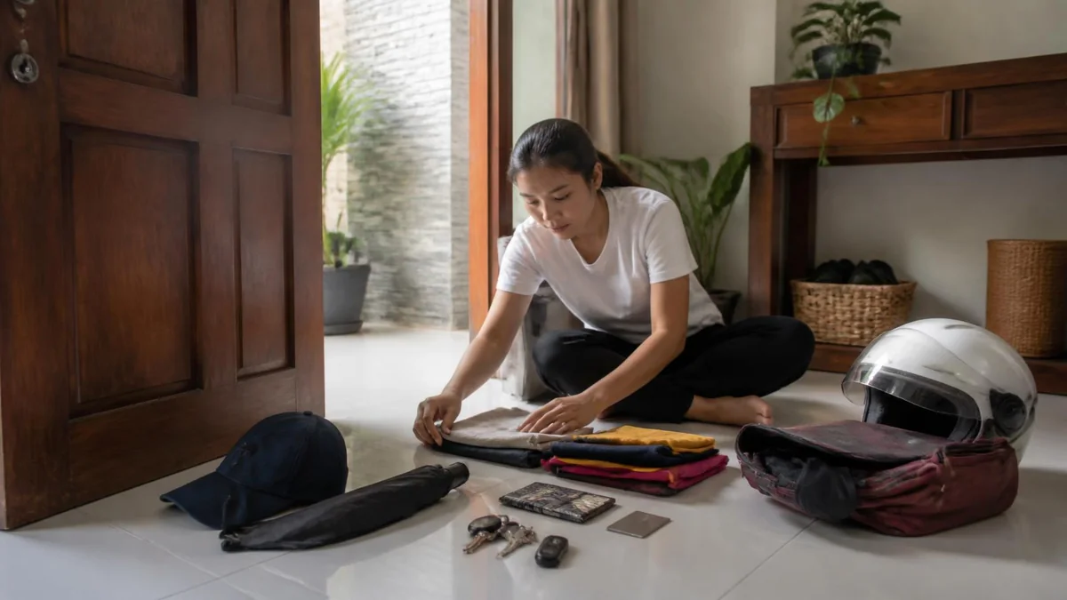 Tentukan Barang yang Memang Perlu Berada di Area Masuk