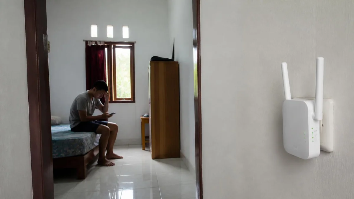4. Jangan taruh extender di lokasi sinyal sudah mati