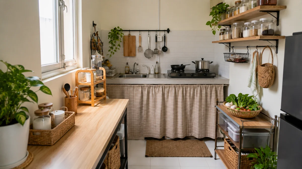 Cara Bikin Dapur Kecil Lebih Rapi Tanpa Harus Beli Kitchen Set