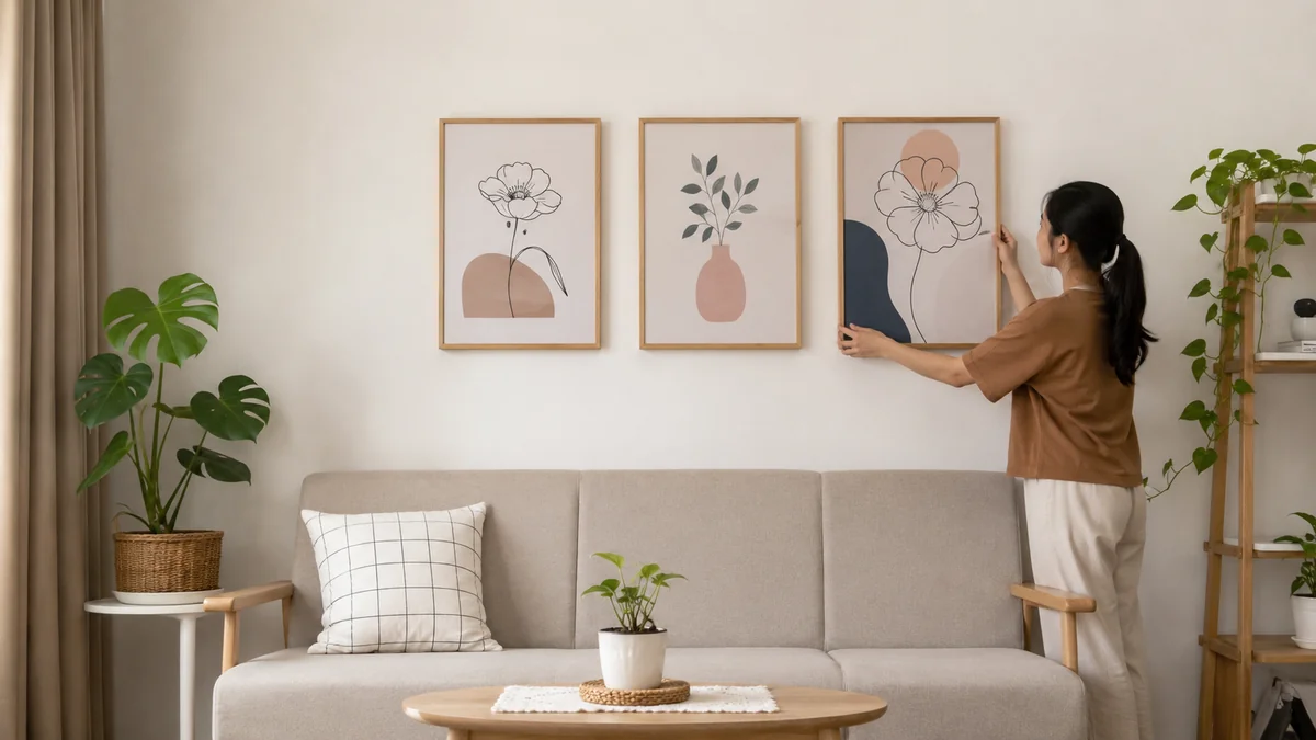 Cara Membuat Dinding Rumah Lebih Menarik dengan Poster Nordic Minimalis