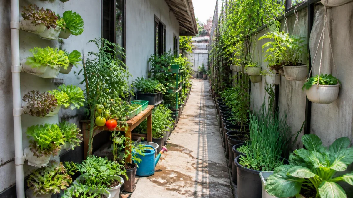 Cara Menata Kebun Sayur Mini di Samping Rumah agar Mudah Dirawat