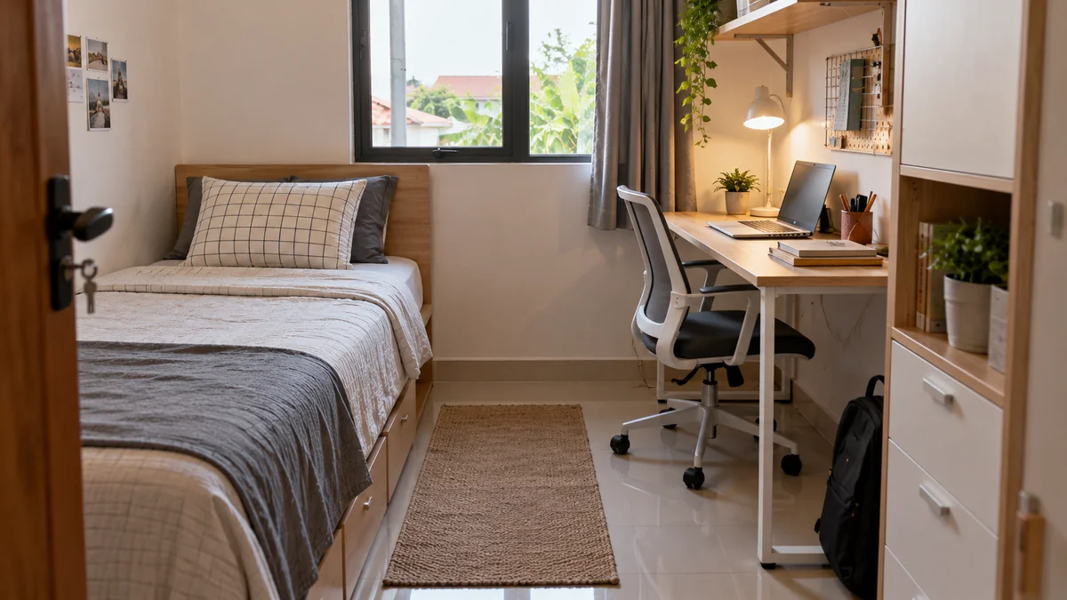 Cara Menata Meja Belajar di Kamar Kecil agar Tetap Nyaman untuk Tidur