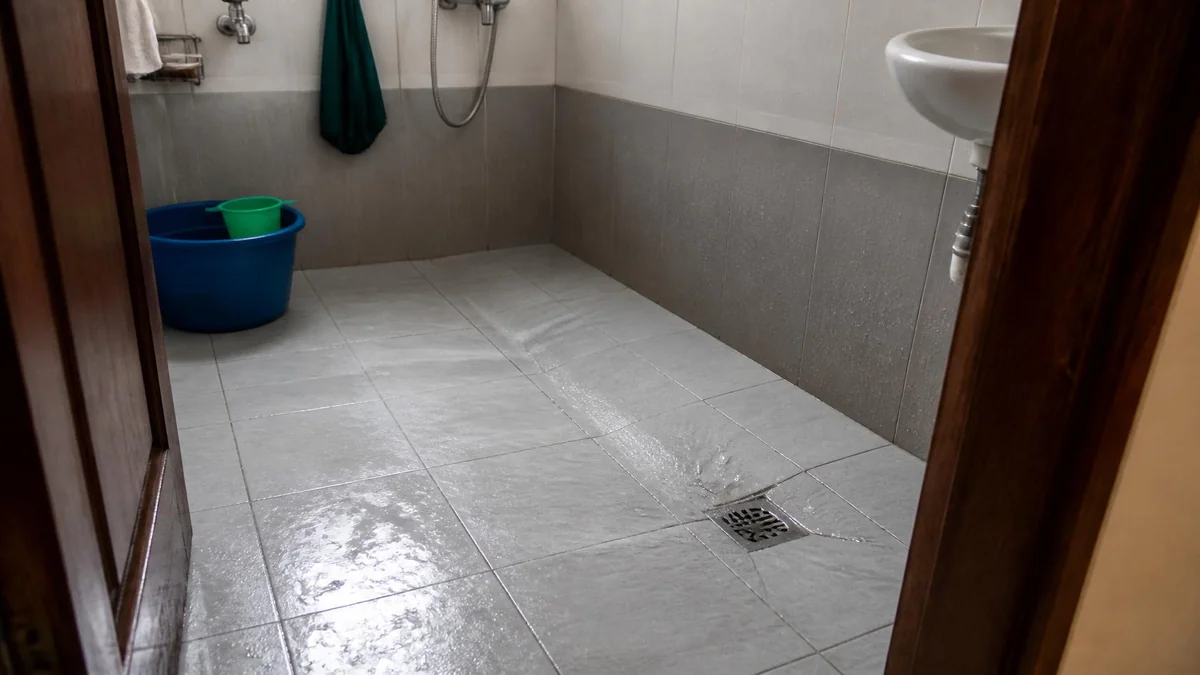 Cara Menentukan Posisi Floor Drain agar Air Tidak Menggenang
