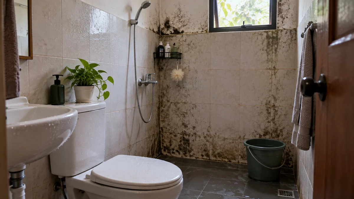 Cara Mengatasi Kamar Mandi Lembap dan Berjamur agar Lebih Mudah Kering
