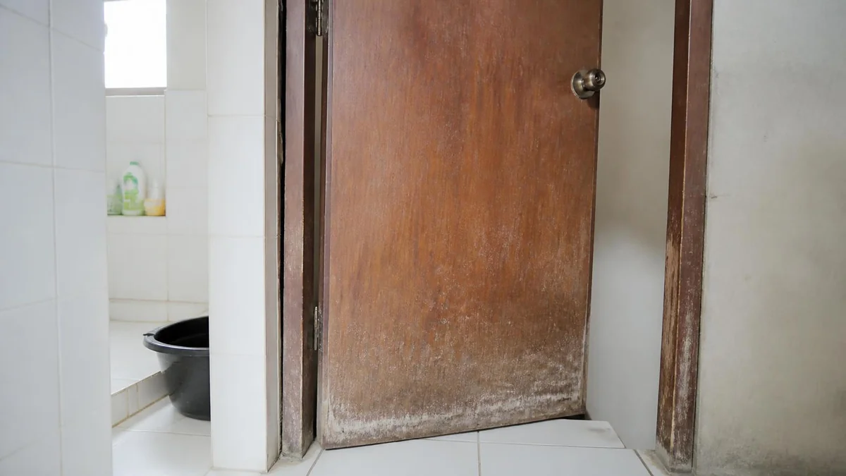 Mengatasi Pintu Kamar Mandi yang Sulit Menutup karena Lembap