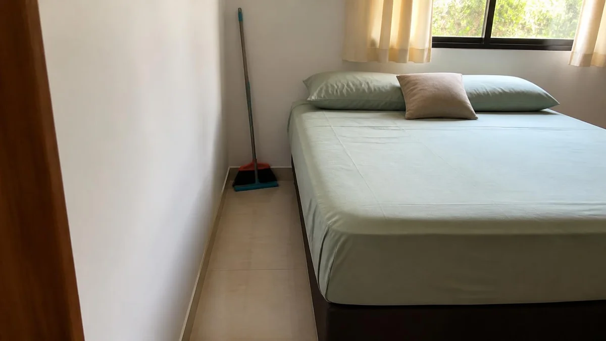 Jarak Nyaman antara Kasur dan Dinding agar Kamar Lebih Mudah Dibersihkan