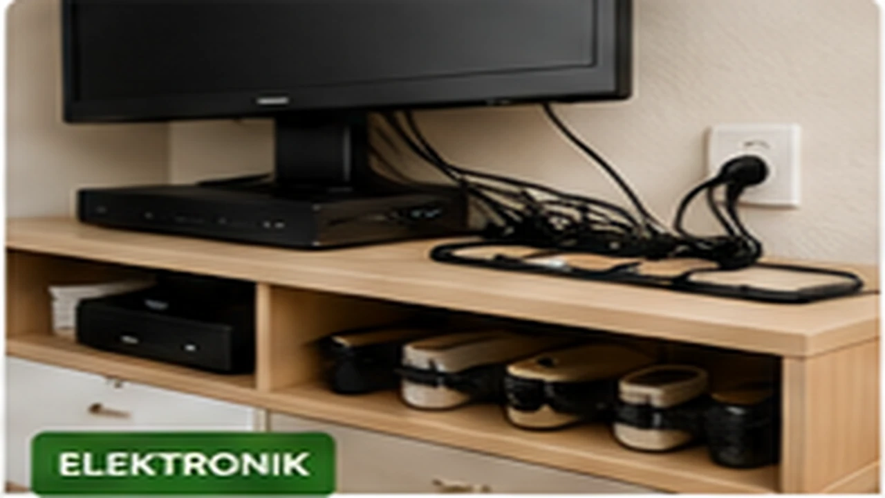 Cara Menata Kabel TV dan Elektronik Biar Nggak Berantakan