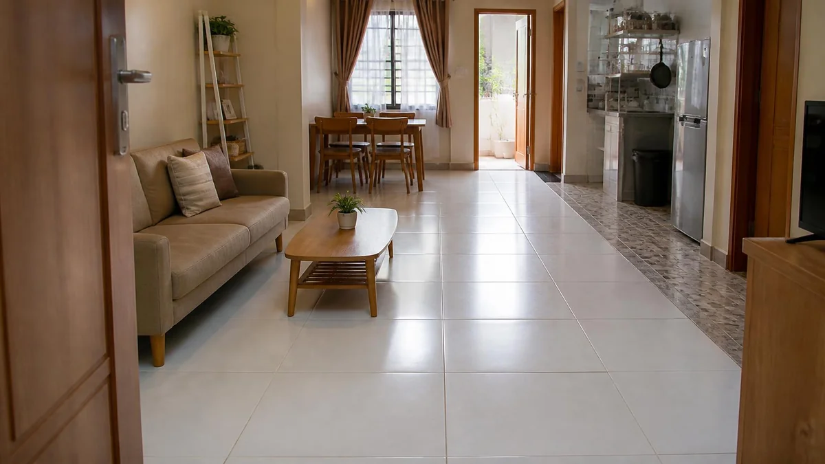 Keramik Motif Besar atau Kecil untuk Rumah Sempit? Cara Memilih agar Ruang Tidak Terlihat Ramai
