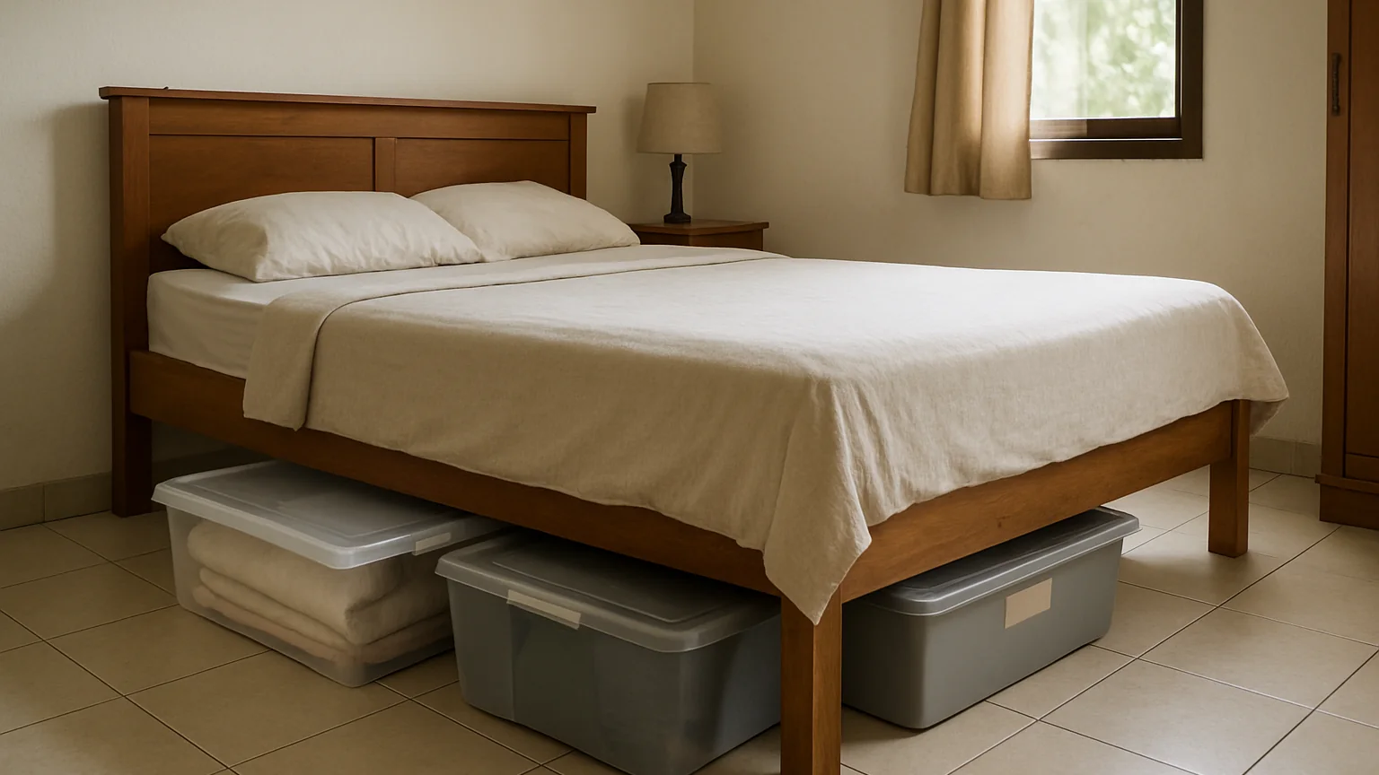 Penyimpanan Bawah Tempat Tidur: Kapan Berguna dan Barang yang Cocok Disimpan