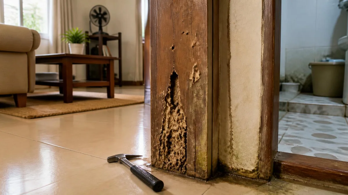Tanda Rumah Diserang Rayap dan Cara Menanganinya Sebelum Kayu Rusak Parah