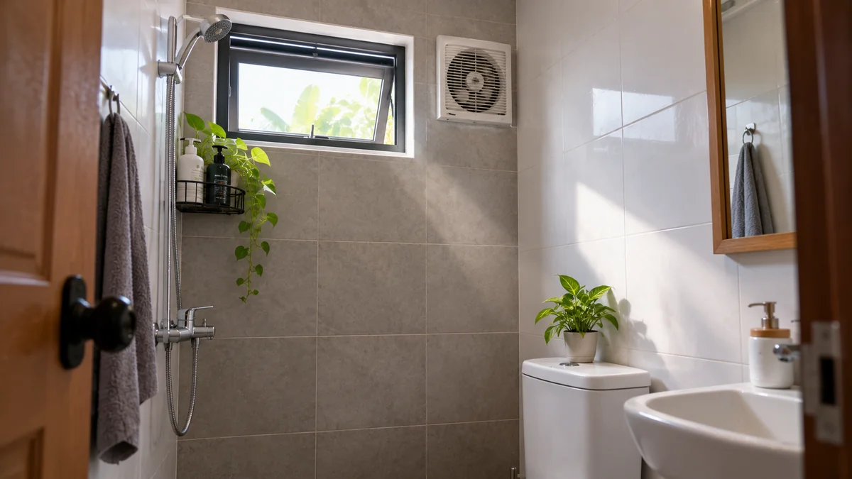 Ventilasi Kamar Mandi yang Baik untuk Ruangan Kecil